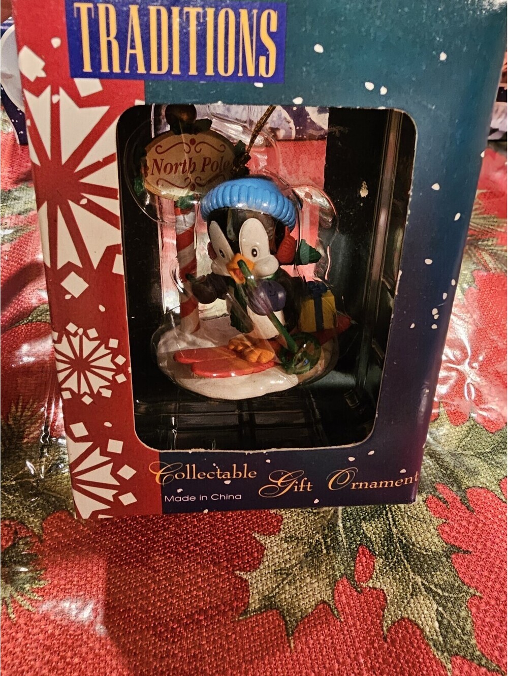 Vintage Westmar Traditions Penguin Collectable Christmas Tree Gift Ornament 1995